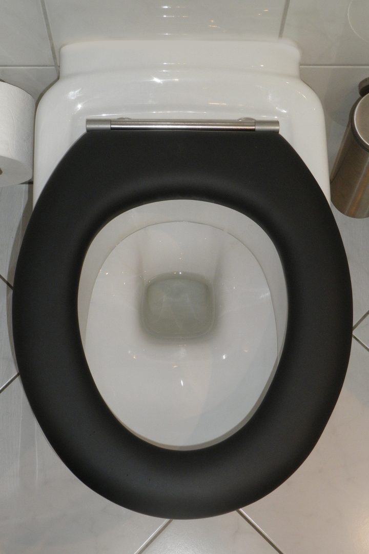Gepolsterde toiletbril